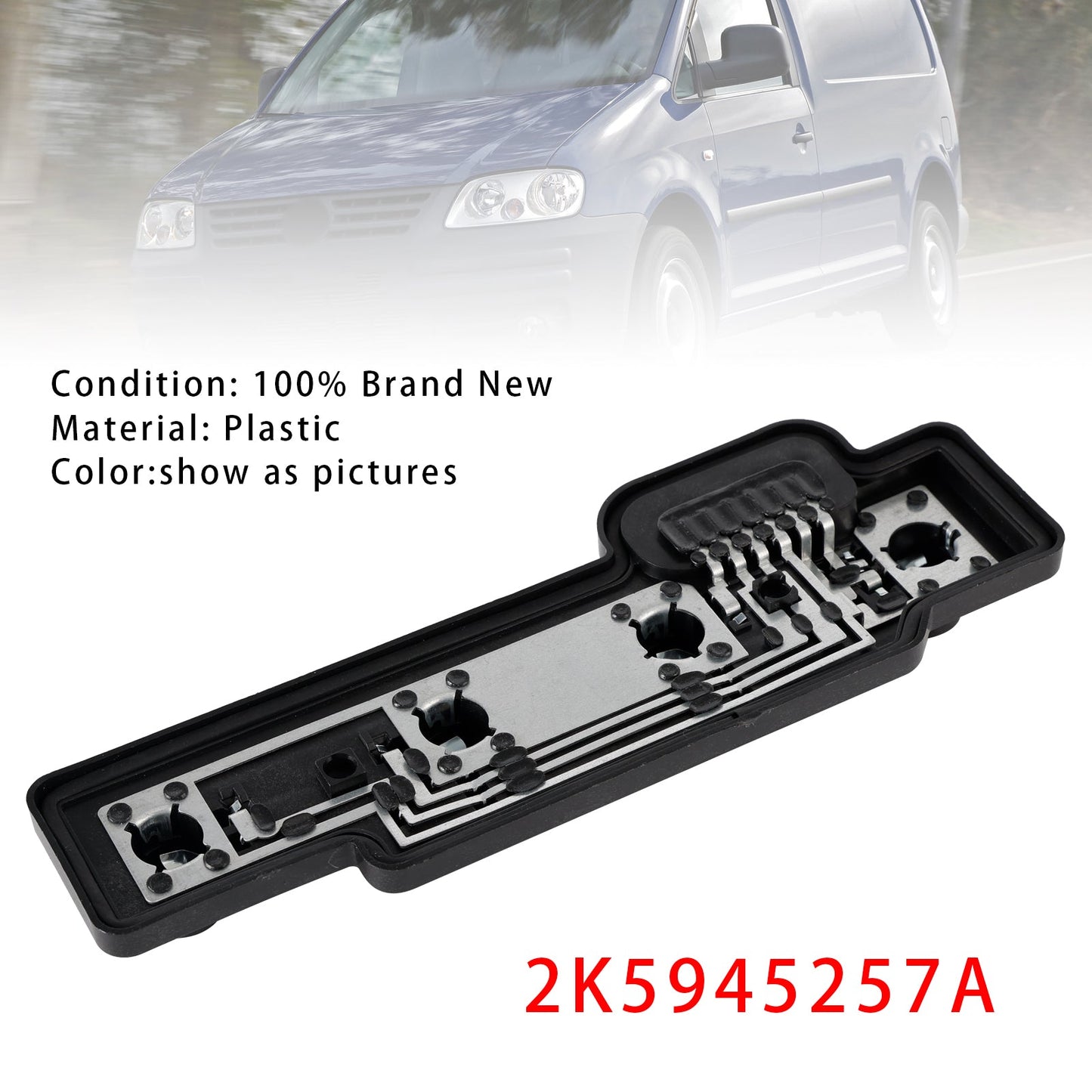Left Rear Tail Light Bulb Holder Carrier 2K5945257A For VW Caddy 2004-2014
