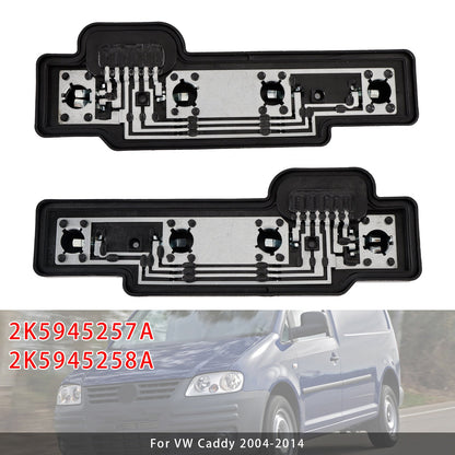 Left+Right Rear Tail Light Bulb Holder Carrier 2004-2014 VW Caddy 2K5945257A 2K5945258A