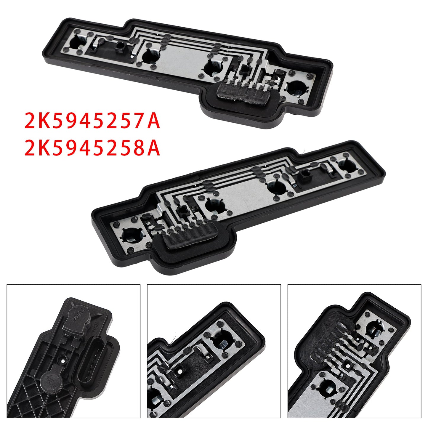 Left+Right Rear Tail Light Bulb Holder Carrier 2004-2014 VW Caddy 2K5945257A 2K5945258A