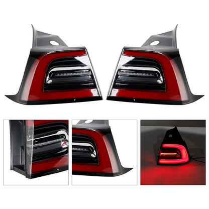 2017-2023 Tesla Model 3 1077399-00-C LED Tail Lamp Outer Rear Left+Right Tail Light 3 Pin