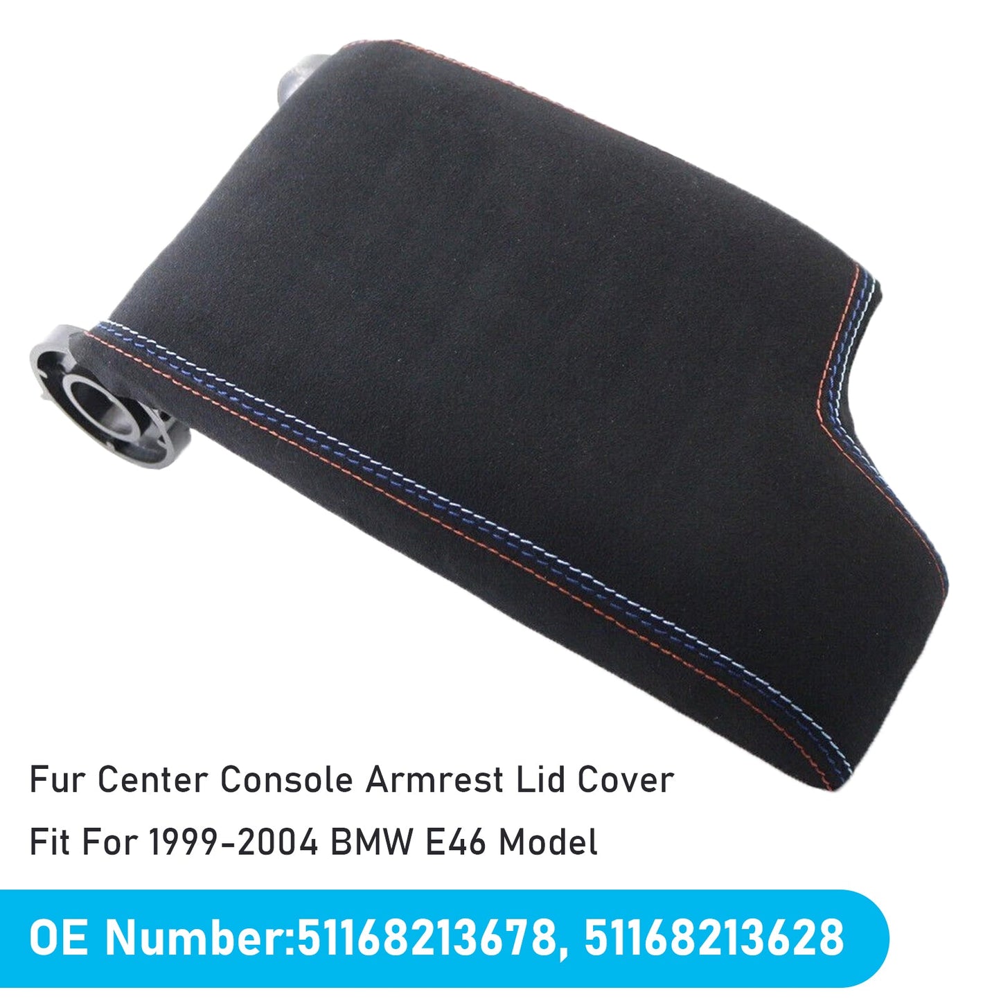 1999-2004 BMW E46 Model Series E46  Fur Center Console Armrest Cover Lid (Copy)
