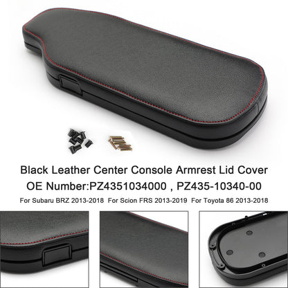 2013-2018 Subaru BRZ PZ4351034000 Console Armrest Lid Black
