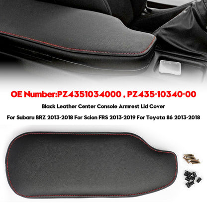 2013-2019 Scion FRS PZ4351034000 Console Armrest Lid Black