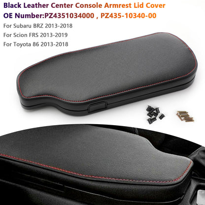 2013-2018 Subaru BRZ PZ4351034000 Console Armrest Lid Black