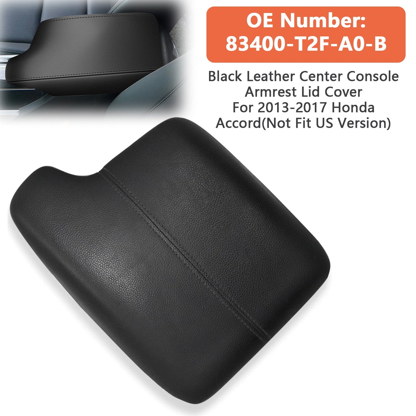 Center Console Armrest Lid Cover Honda Accord 2013-2017 83400-T2F-A0-B
