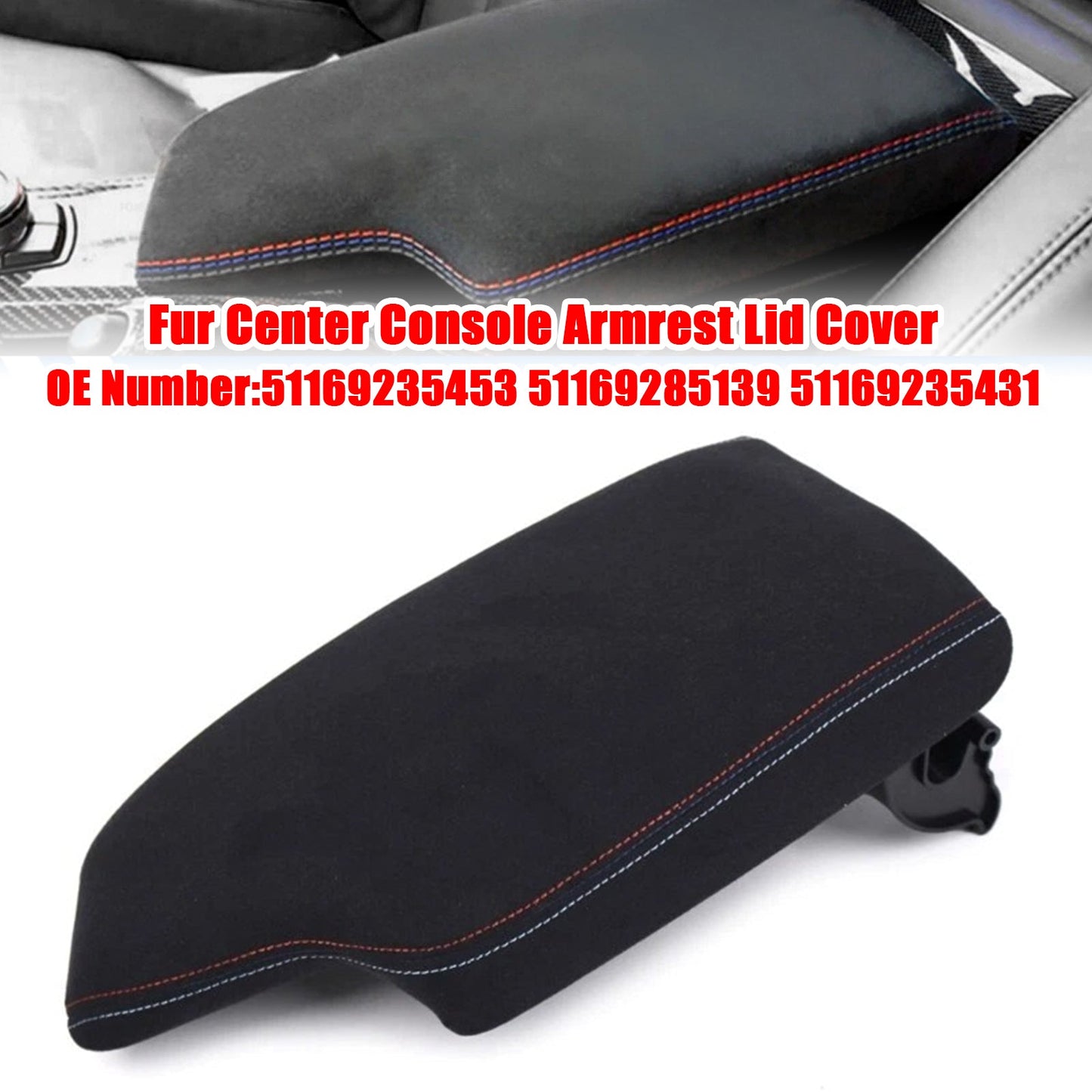 2012-2016 BMW 328i 51169235453 Fur Center Console Armrest Panel