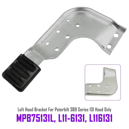 Left Hood Brackets Set Peterbilt 389 131 MPB75131L MPB75131R