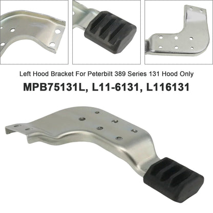 Peterbilt 389 131 MPB75131L MPB75131R  Left Hood Brackets Set