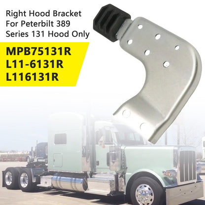 Peterbilt 389 131 MPB75131L MPB75131R Right Hood Brackets Set