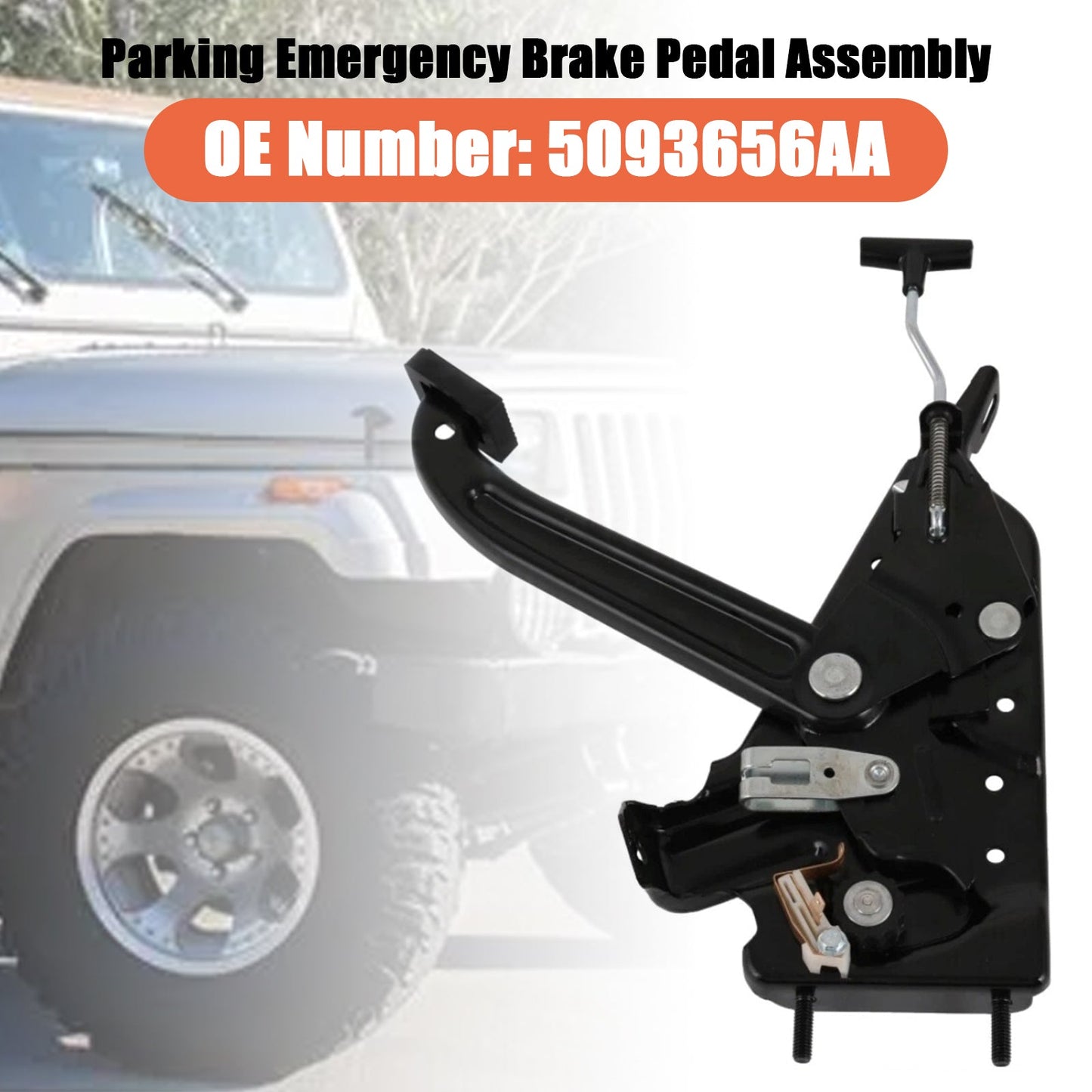 1987-1995 Jeep Wrangler YJ 5093656AA Parking Emergency Brake Pedal Assembly