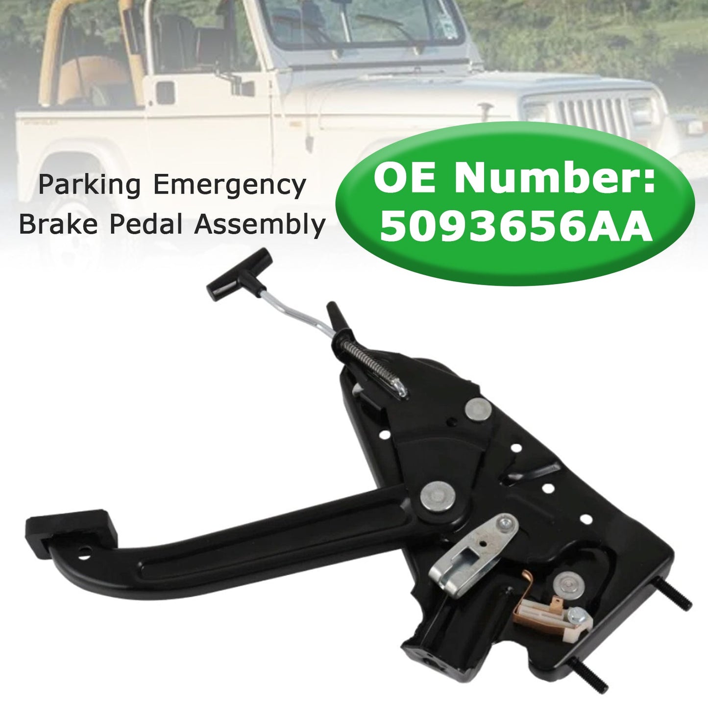 1987-1995 Jeep Wrangler YJ 5093656AA Parking Emergency Brake Pedal Assembly