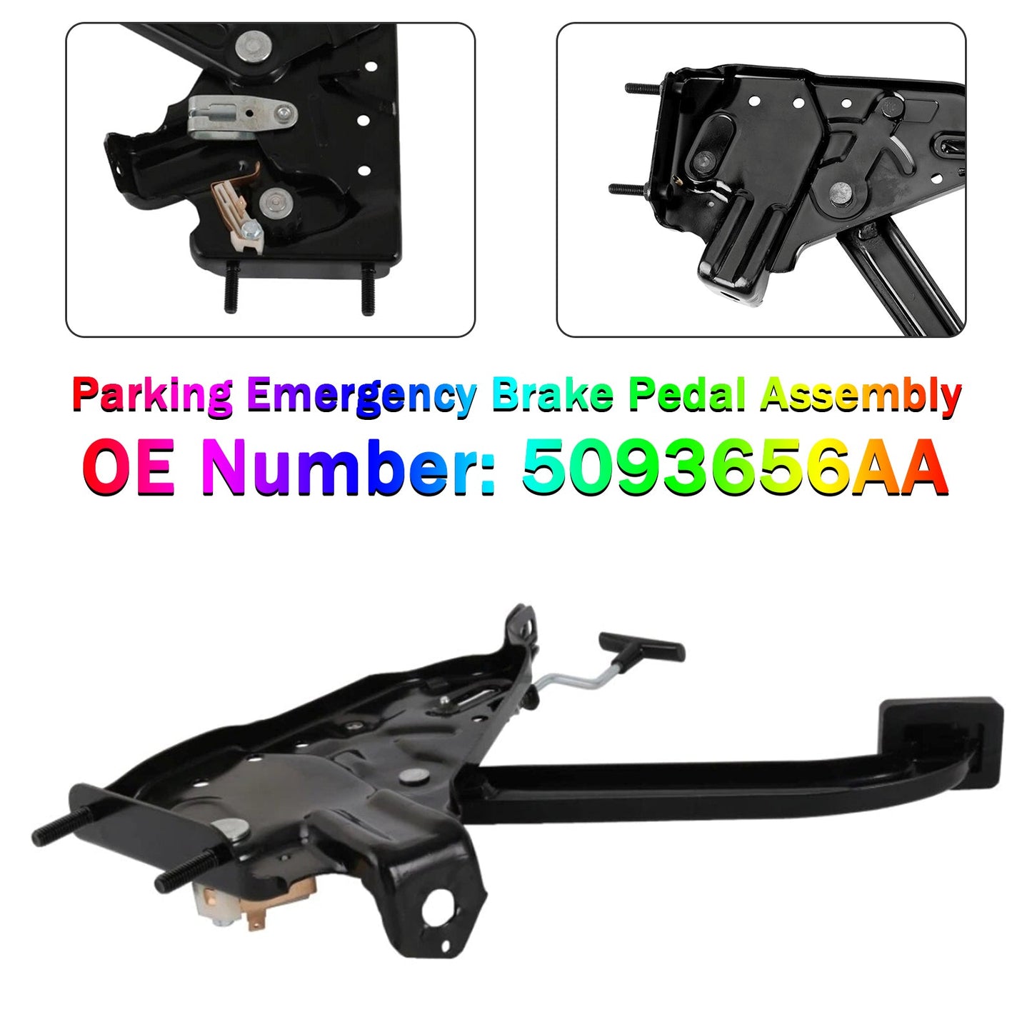 1987-1995 Jeep Wrangler YJ 5093656AA Parking Emergency Brake Pedal Assembly