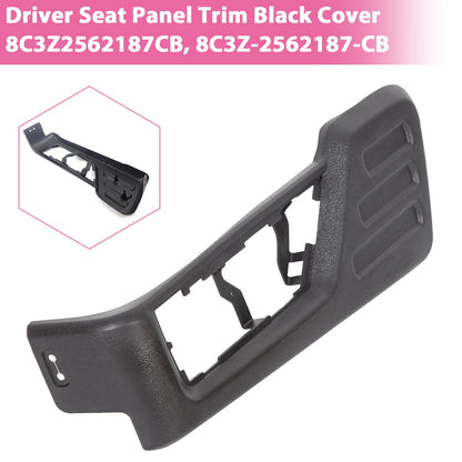 2008-2010 Ford F-350 Super Duty 8C3Z2562187CB Driver Seat Panel Trim Black Cover