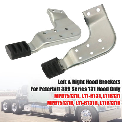 Peterbilt 389 Series 131 Hood MPB75131L MPB75131R  Left & Right Hood Brackets Set (Copy)