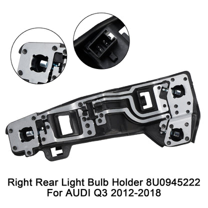 2012-2018 AUDI Q3 8U0945222 Right Rear Light Bulb Holder