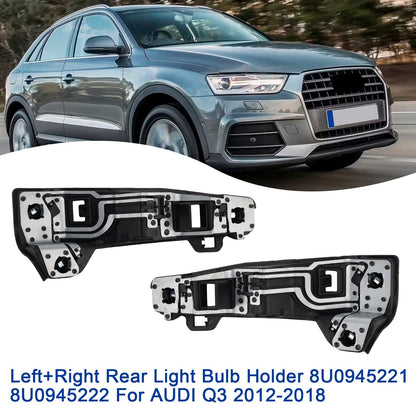 2012-2018 AUDI Q3 Halogen 8U0945221 8U0945222 Left+Right Rear Light Bulb Holder