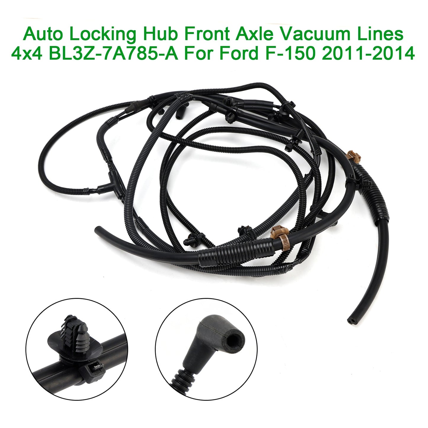 2011-2014 Ford F-150 BL3Z-7A785-A Auto Locking Hub Front Axle Vacuum Lines 4x4