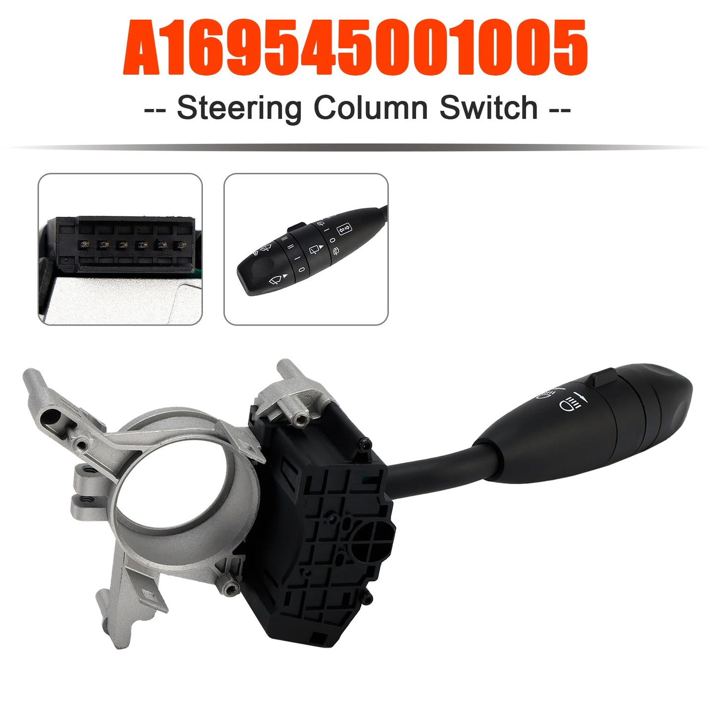 2005-2012 Mercedes-Benz A-CLASS (W169) A 200 TURBO (169.034, 169.334) A169545001005 Steering Column Switch