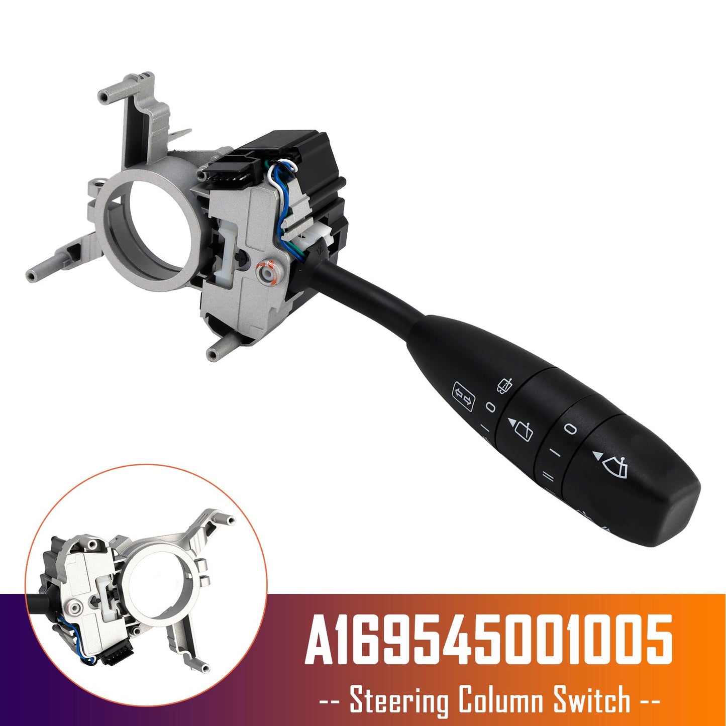 2005-2012 Mercedes-Benz A-CLASS (W169) A 200 TURBO (169.034, 169.334) A169545001005 Steering Column Switch