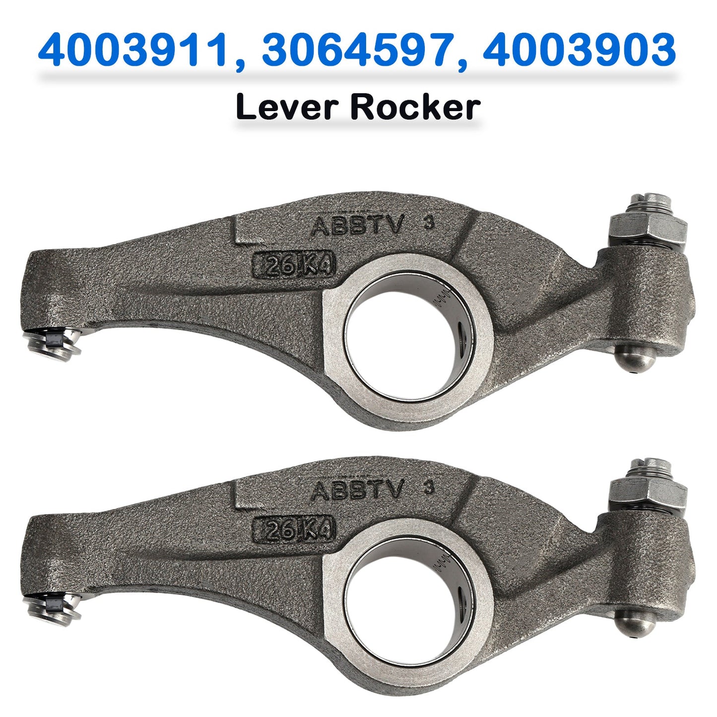 Cummins 4003911 3064597 4003903 2x New Lever Rocker