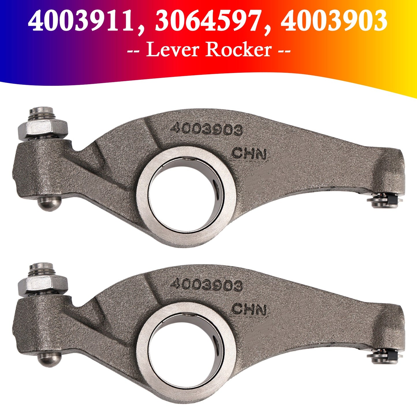 2x New Lever Rocker Cummins 4003911 3064597 4003903