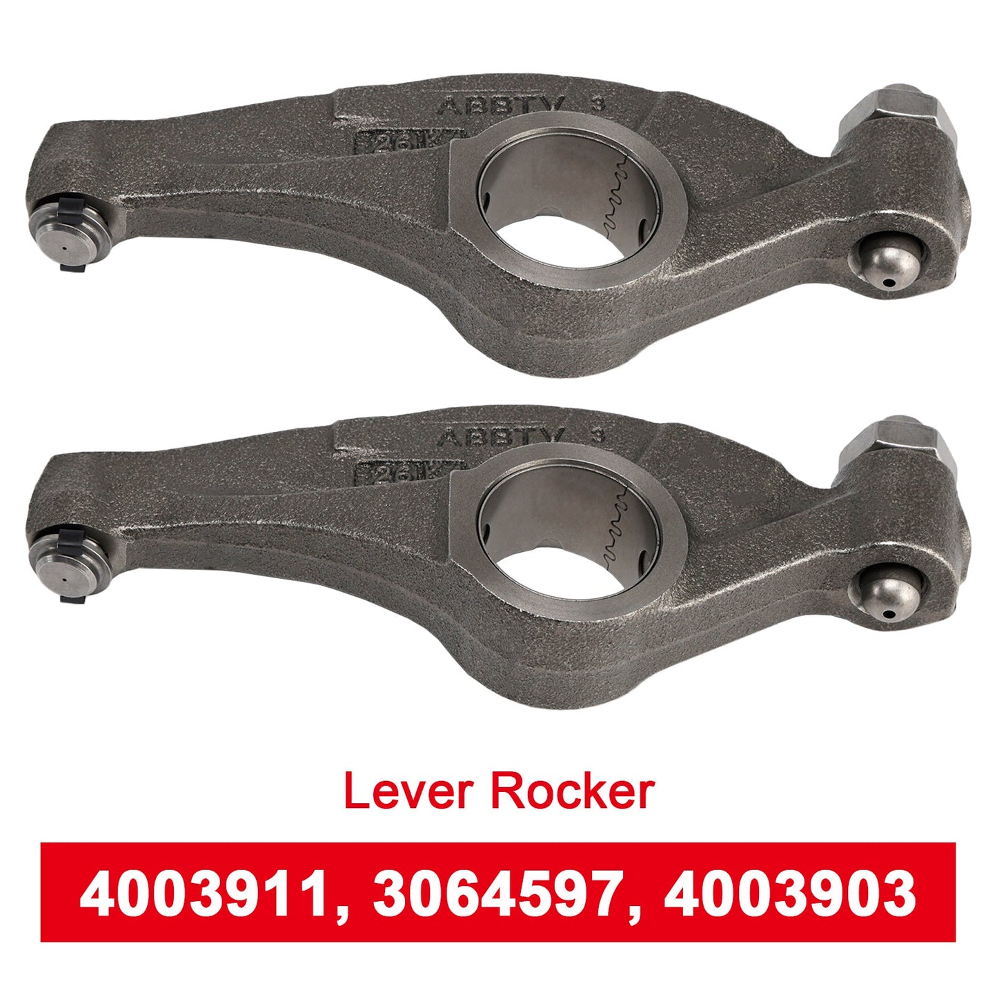 2x New Lever Rocker Cummins 4003911 3064597 4003903