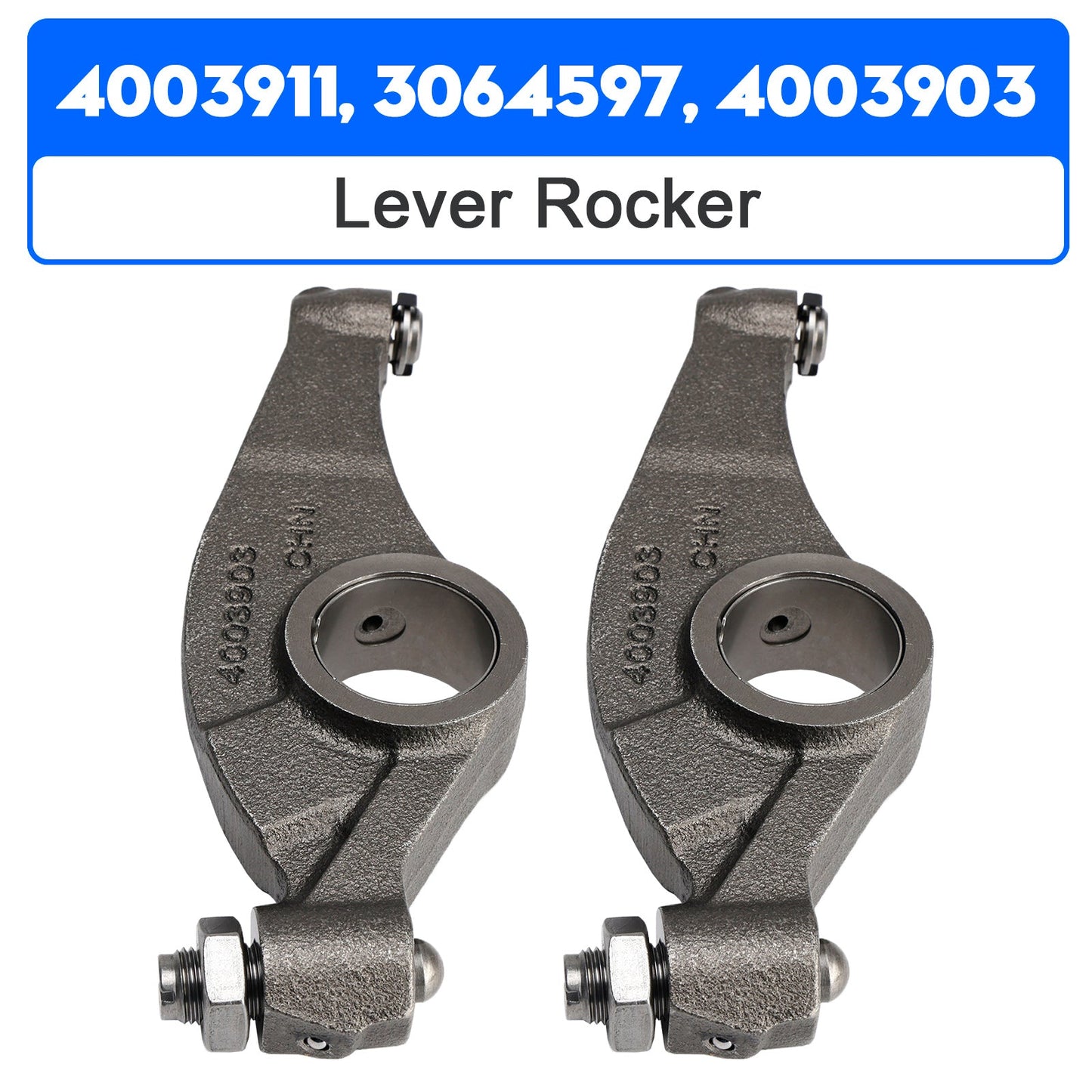 2x New Lever Rocker Cummins 4003911 3064597 4003903