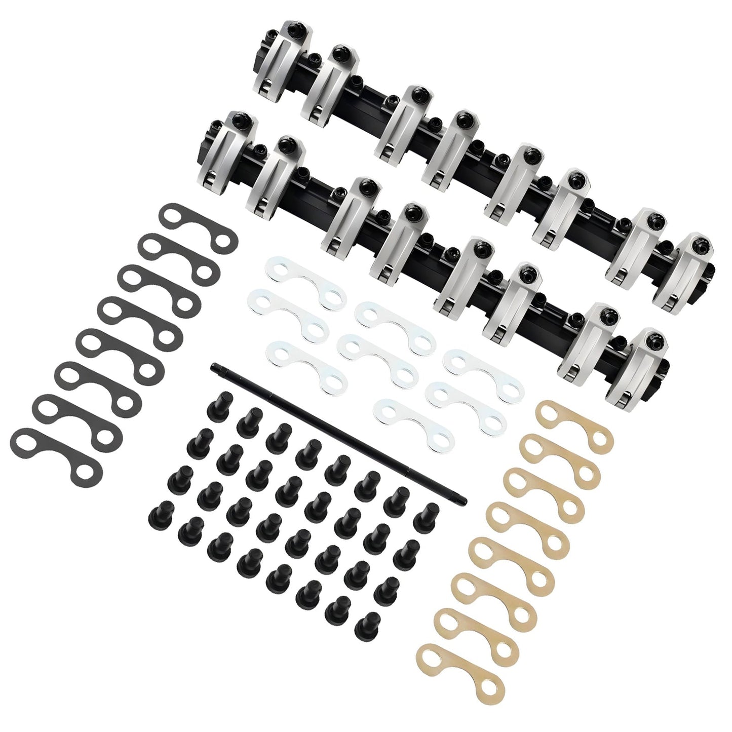 Chevy 350 Small Block Shaft Mount Style 1.5 Ratio Full Roller Rocker Arms