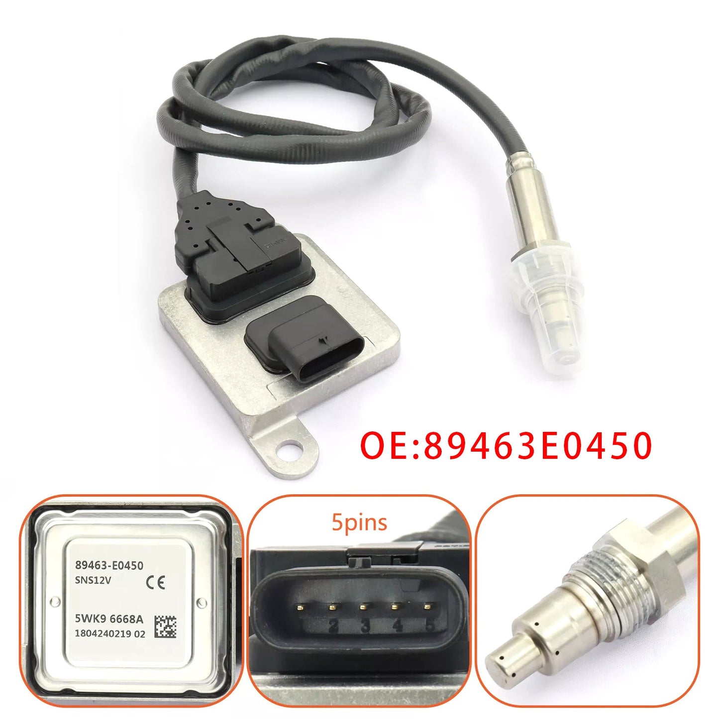 2012-2020 Toyota Hino 338 89463-E0450 Nox Nitrogen Oxide Oxygen Sensor