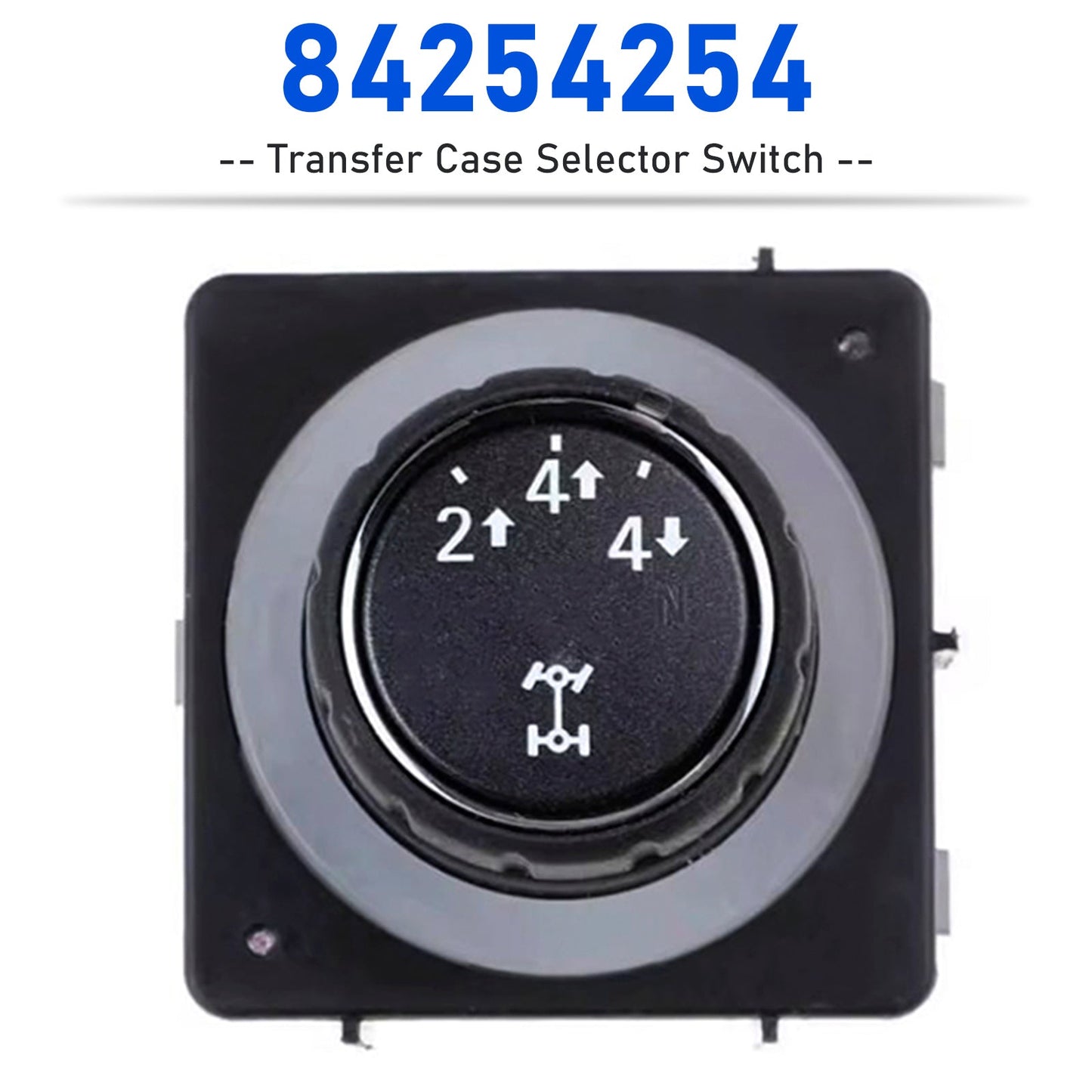 2015-2020 Chevrolet Silverado 3500 HD 84254254 4WD Transfer Case Selector Control Switch