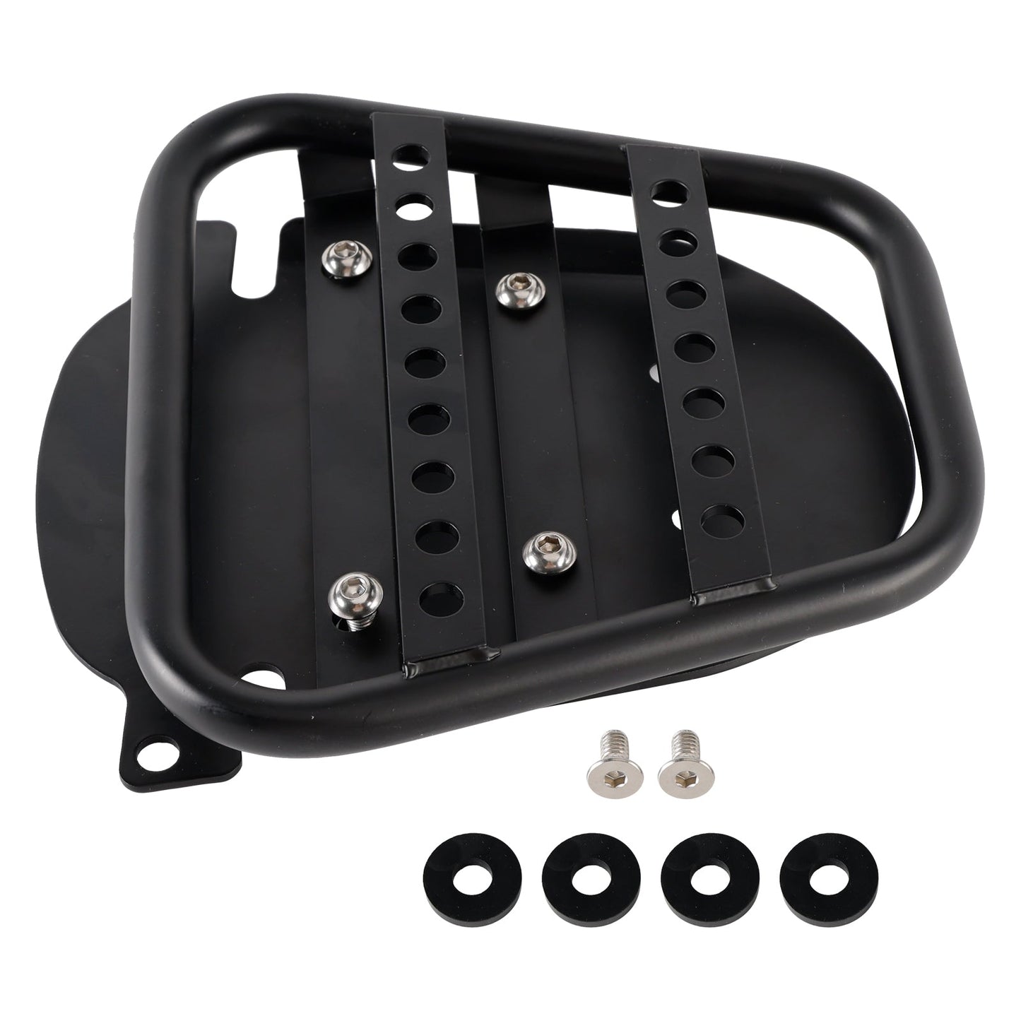 2023 2024 2025 Scrambler 400X Rear Seat Rack Luggage Carrier Black