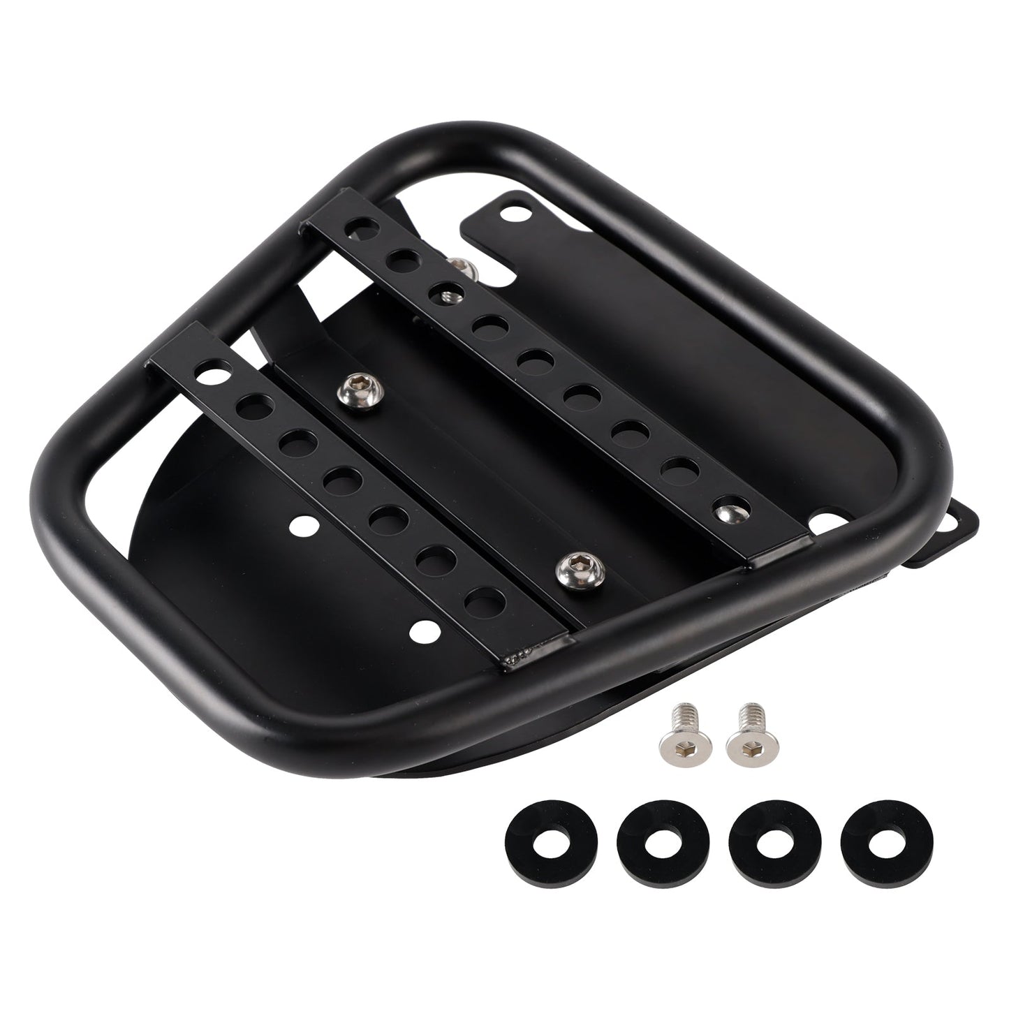 2023 2024 2025 Scrambler 400X Rear Seat Rack Luggage Carrier Black
