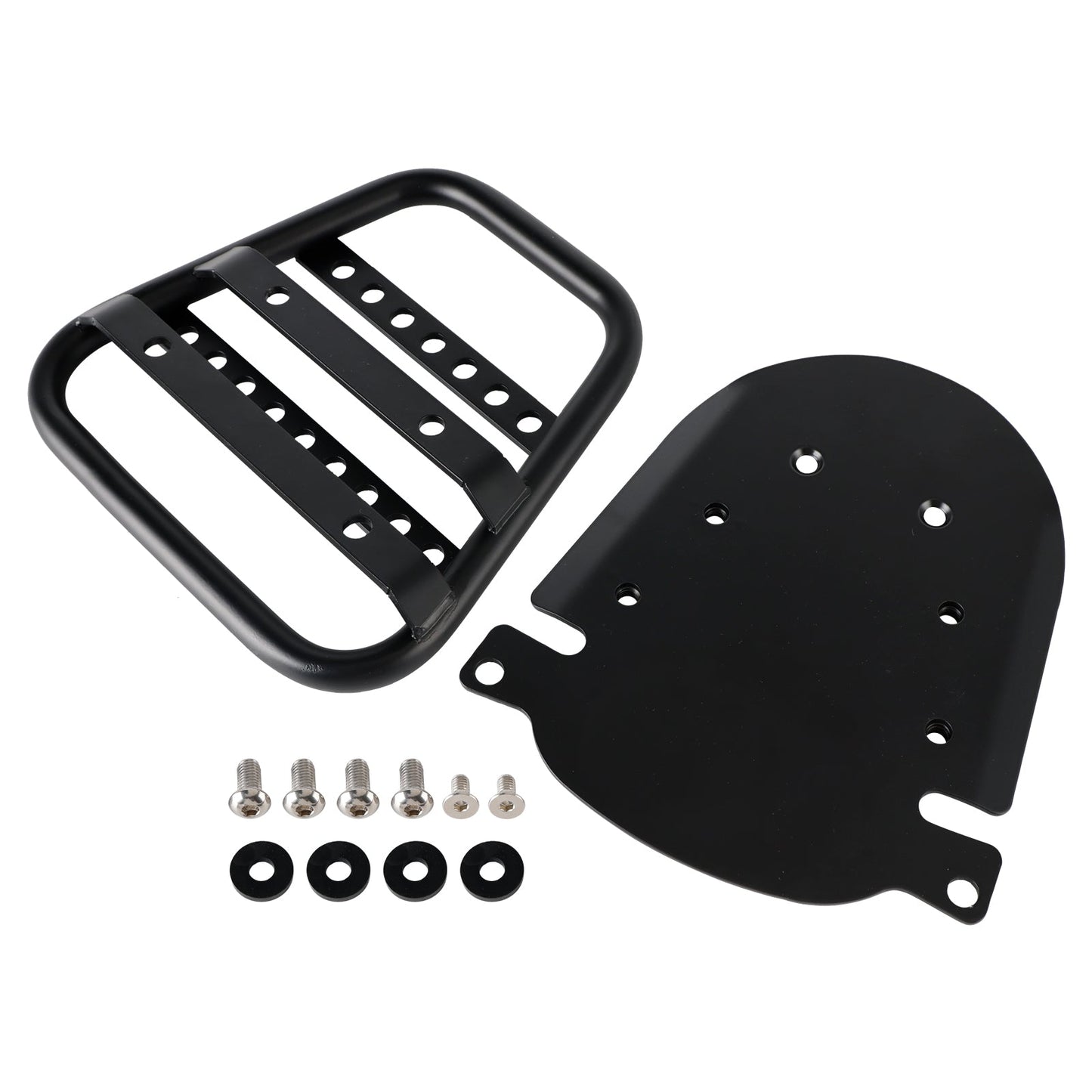 2023 2024 2025 Scrambler 400X Rear Seat Rack Luggage Carrier Black