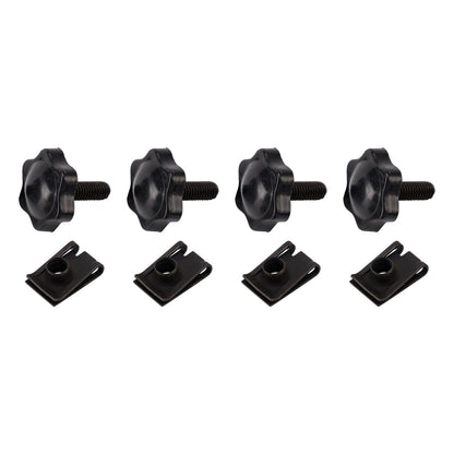 1993-2018 Touring 4 Pack Saddlebag Theft Deterrent Kit Fasteners Bolts Clips