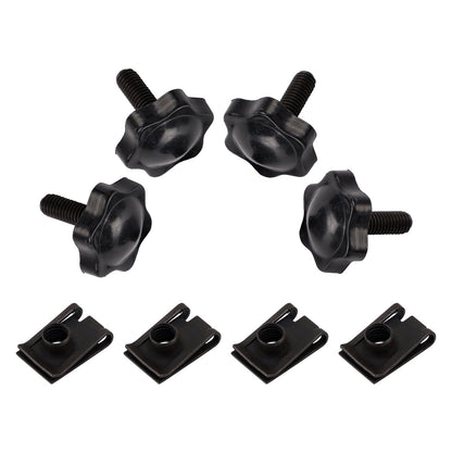 2004 Electra Glide Classic CVO FLHTCSE 4 Pack Saddlebag Lock Mounting Theft Deterrent Bolt Screws