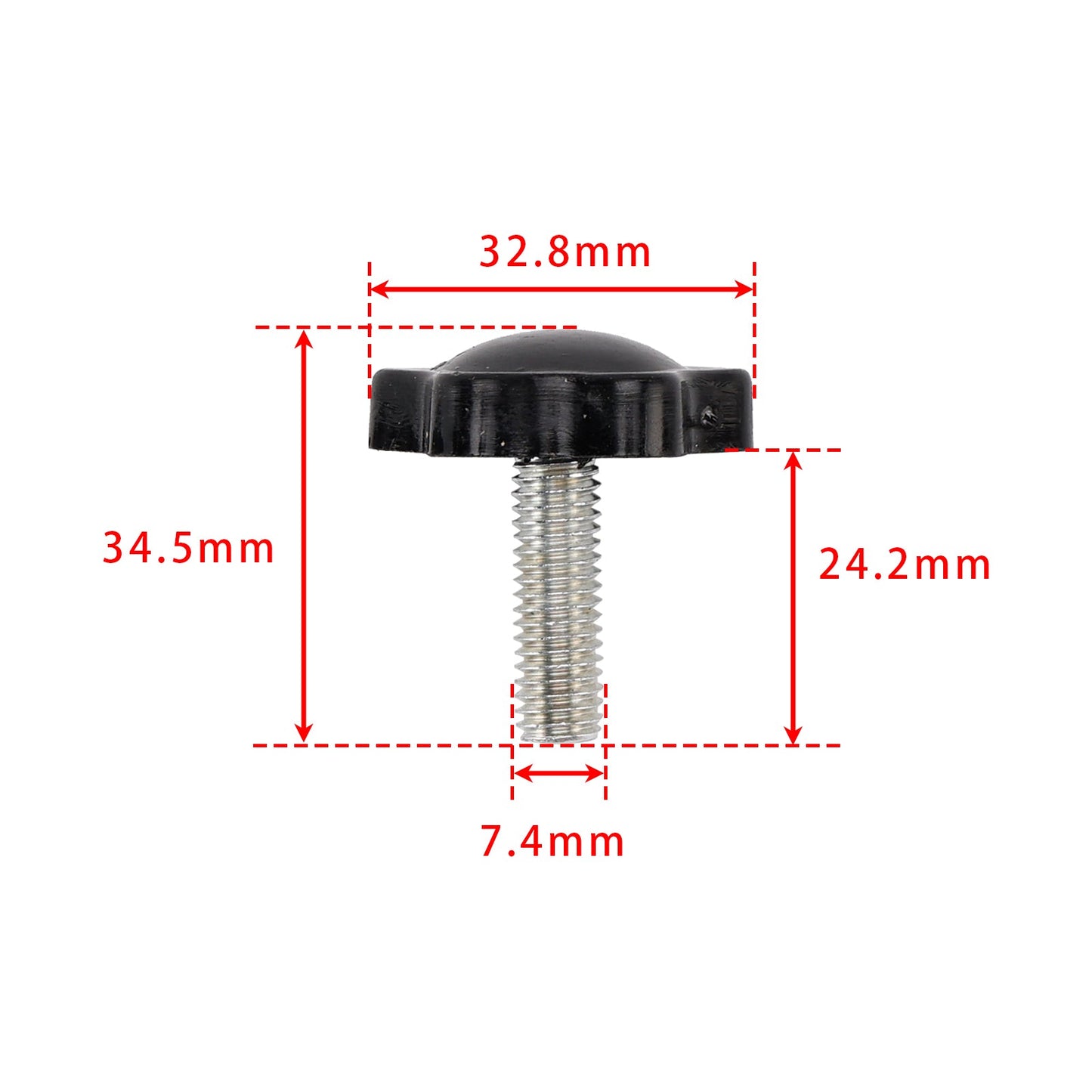 1993-2018 Touring 4x Saddle Bag Safety Bolts Theft Deterrent Locks Kit