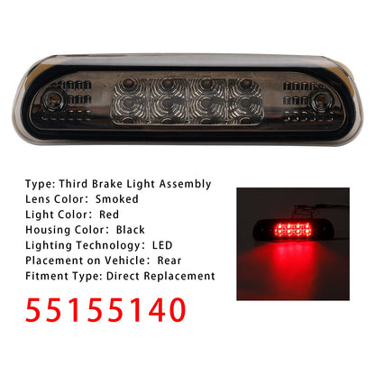 1999-2004 Jeep Grand Cherokee Smoked 55155140 LED Third Brake Light Stop Lamp