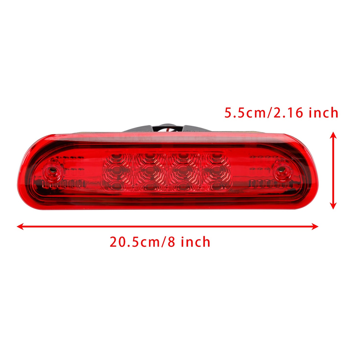 LED Third Brake Light Stop Lamp 1999-2004 Jeep Grand Cherokee Red 55155140