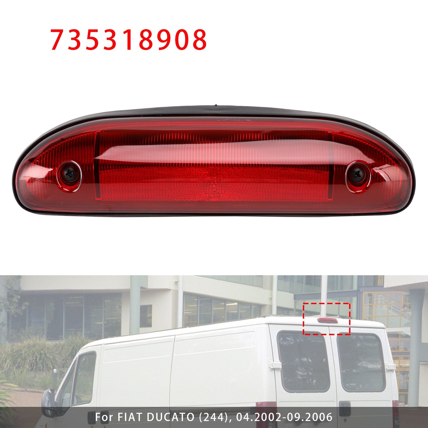 2002-2006 CITROEN JUMPER (244) 735318908 LED Third Brake Light Stop Lamp