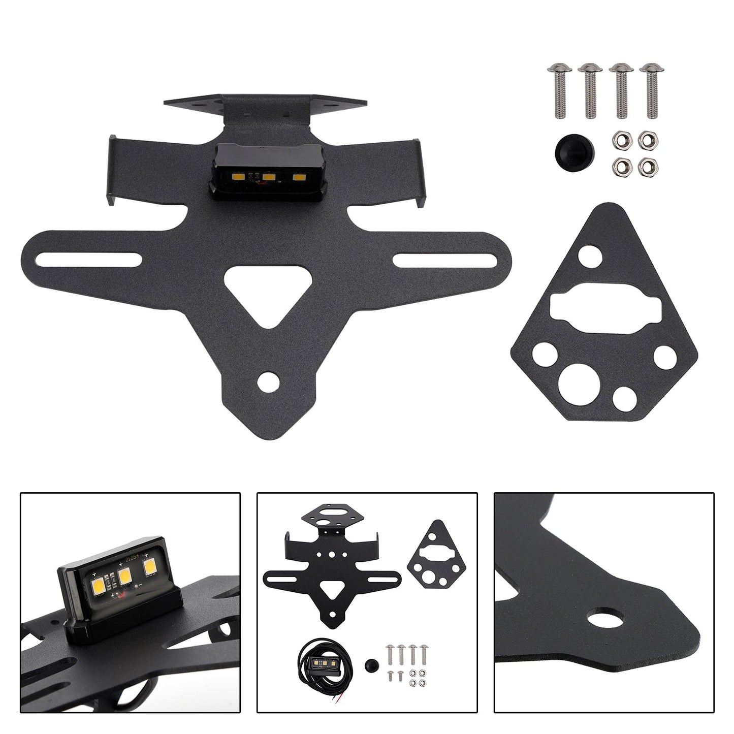 License Plate Holder Frame Bracket fit 2020-2025 Street Triple 765 R/RS