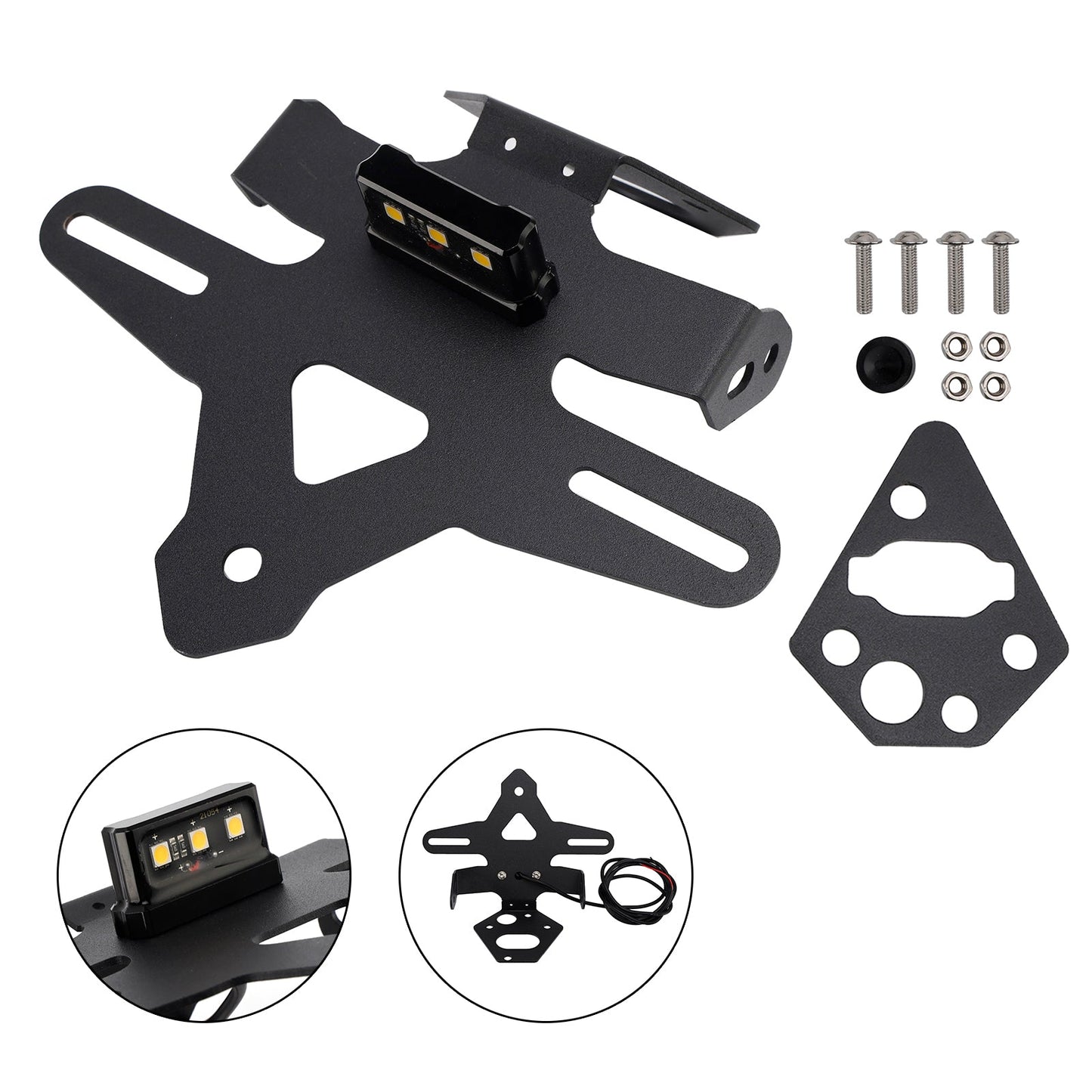 License Plate Holder Frame Bracket fit 2020-2025 Street Triple 765 R/RS