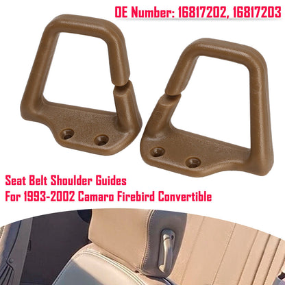 1993-2002 Camaro Firebird Convertible HT7203/7202 Tan Seat Belt Shoulder Guides