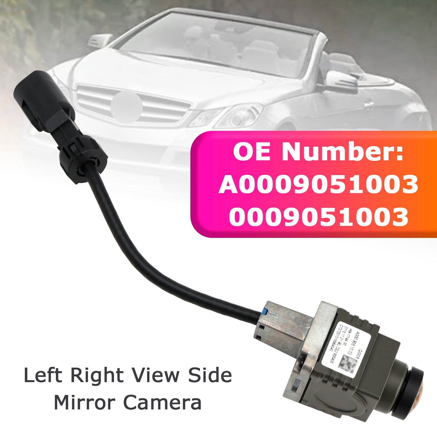 2010-2016 MERCEDES-BENZ E-CLASS (A207) E 260 CGI A0009051003 Left Right View Side Mirror Camera