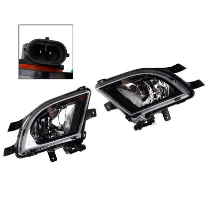 2015-2018 VW Volkswagen Jetta 16D941699 Pair Front Bumper Clear Lens Fog Light Lamp