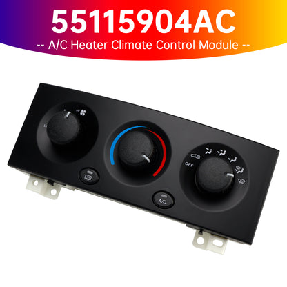 2002-2004 Grand Cherokee Jeep 55115904AC A/C Heater Climate Control Module