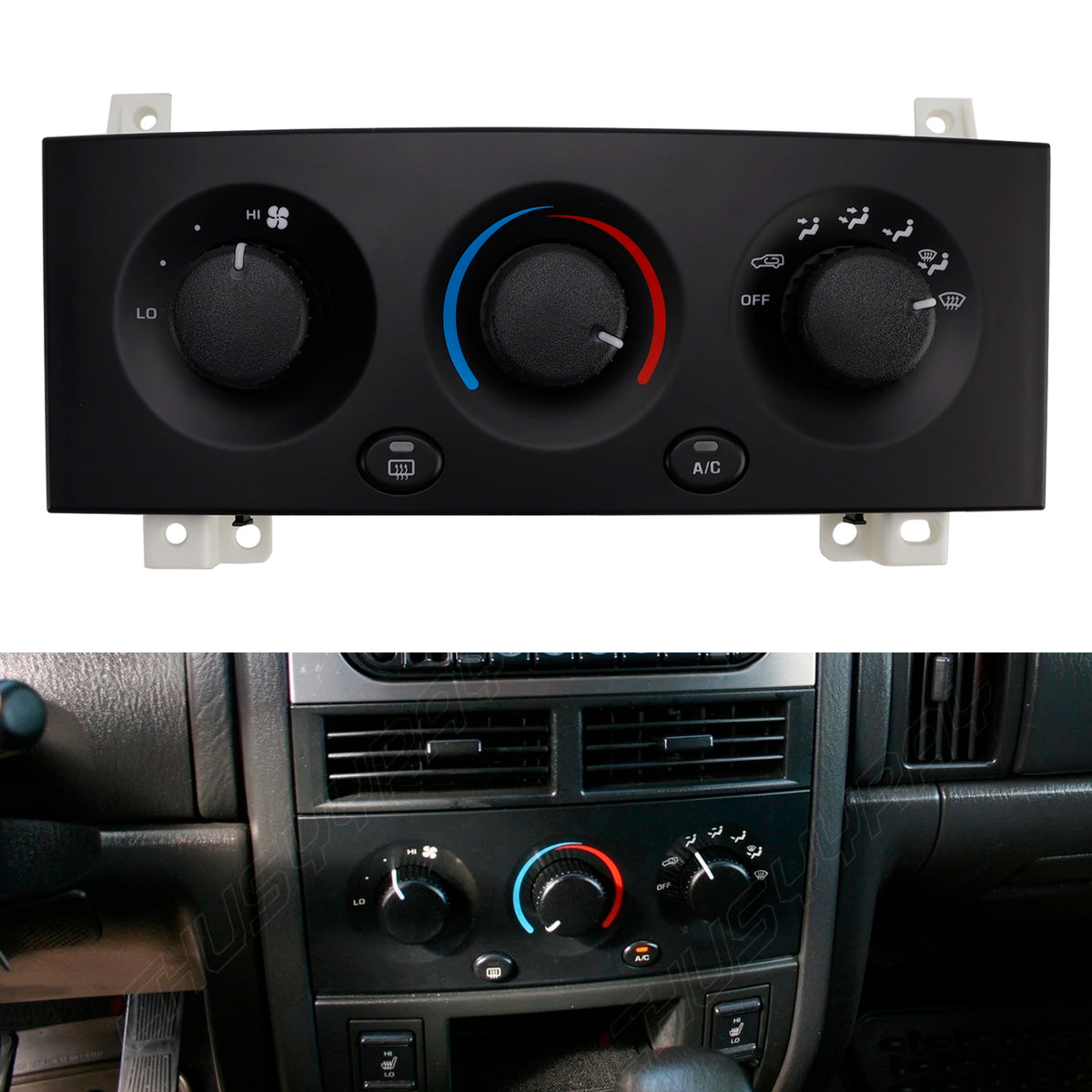2002-2004 Grand Cherokee Jeep 55115904AC A/C Heater Climate Control Module