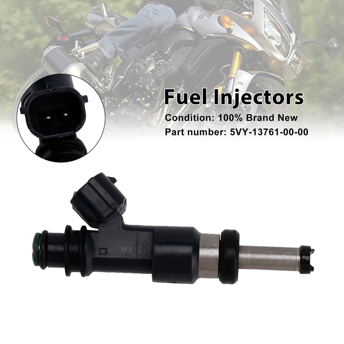 2004-2006 YZF-R1 FZS10 Yamaha 5VY-13761-00-00 Fuel Injectors