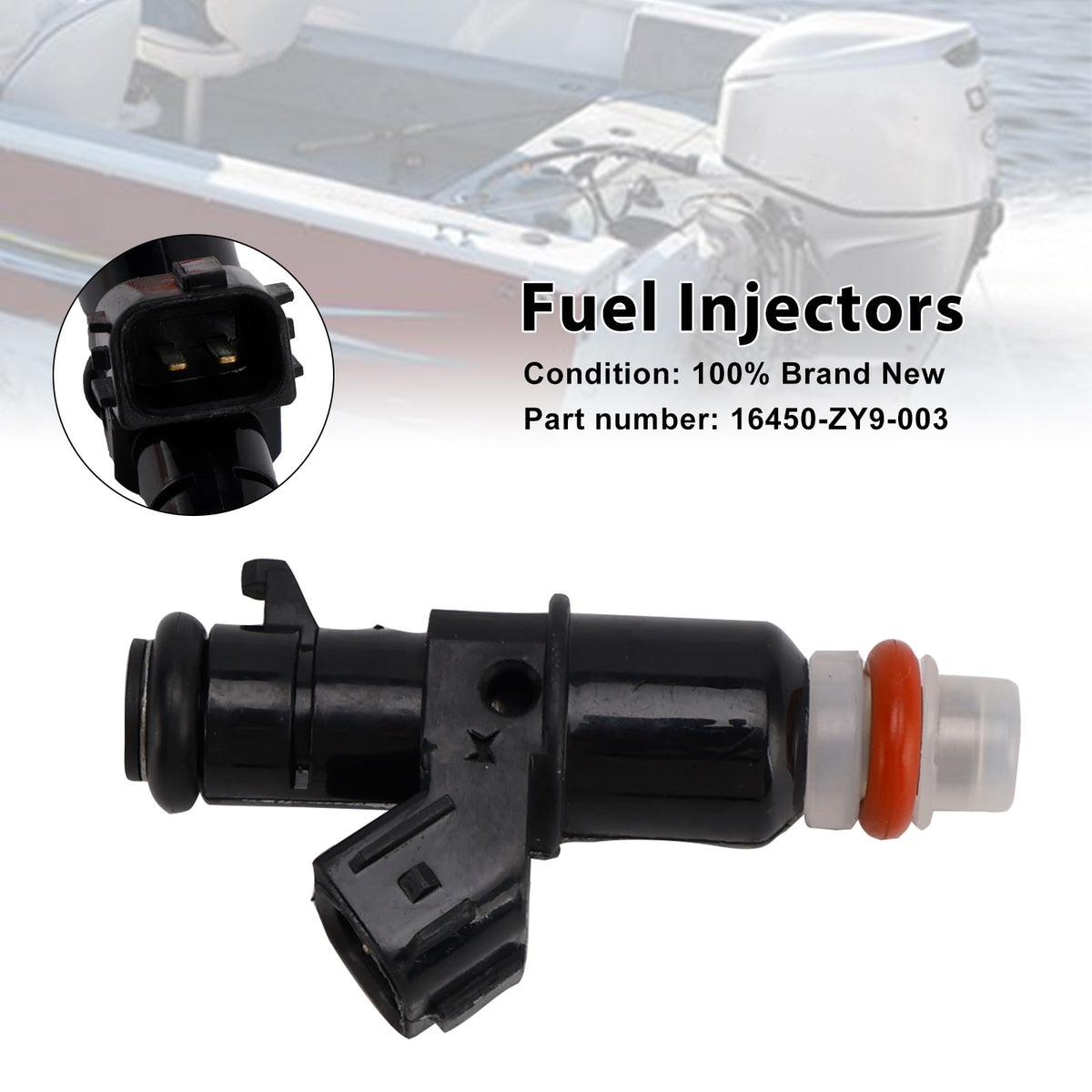 BF90D BF75 Outboard Honda 16450-ZY9-003 Fuel Injectors
