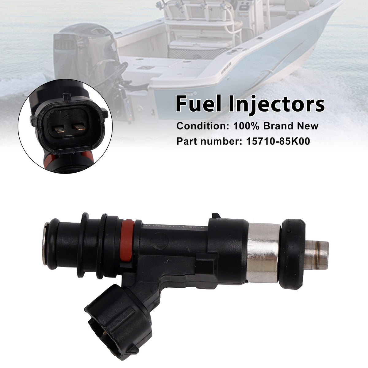 DF40A DF50A DF60A Outboard Suzuki 15710-85K00 Fuel Injectors