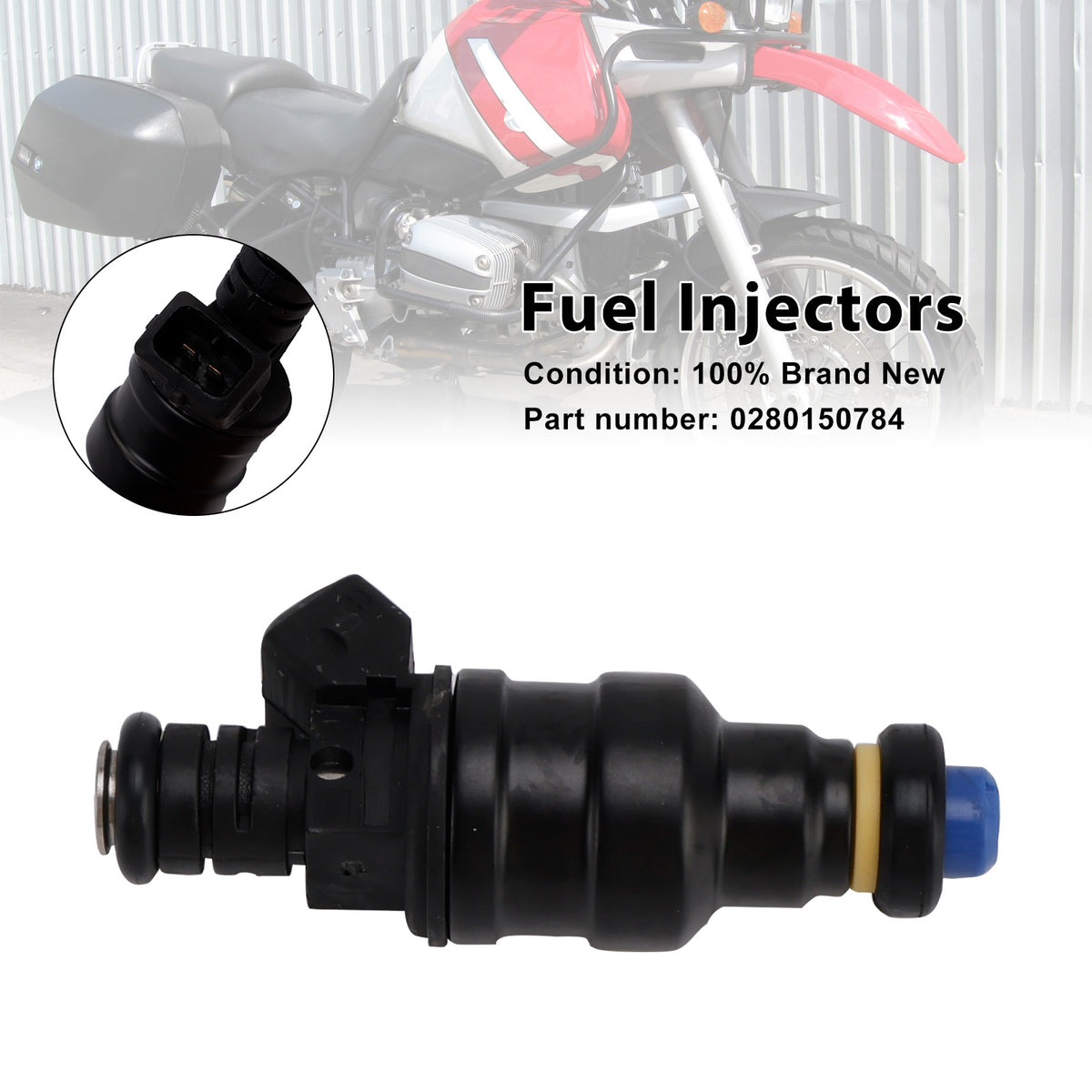 1994-1999 BMW R1100 RT R850 R1100GS R850GS 0280150784 Fuel Injectors
